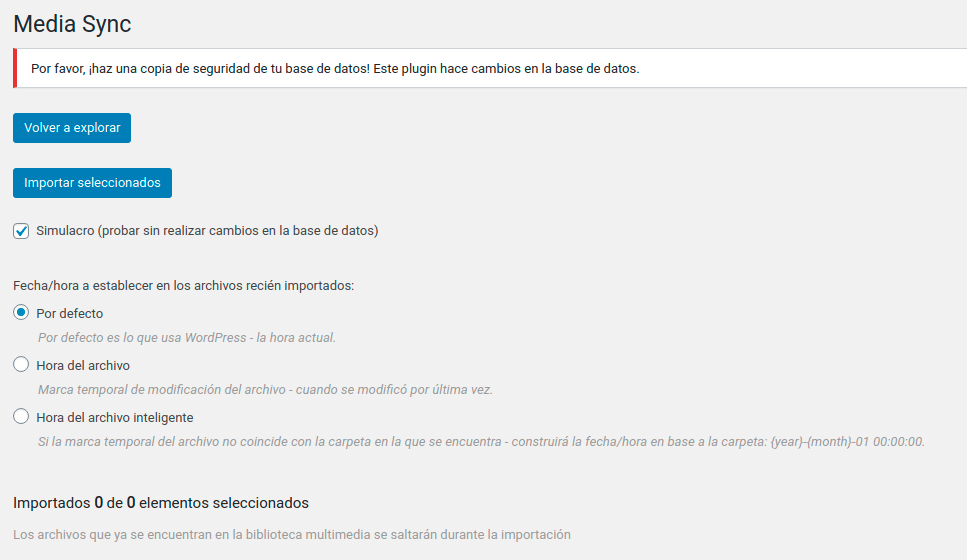 Subir imágenes de forma masiva a WordPress