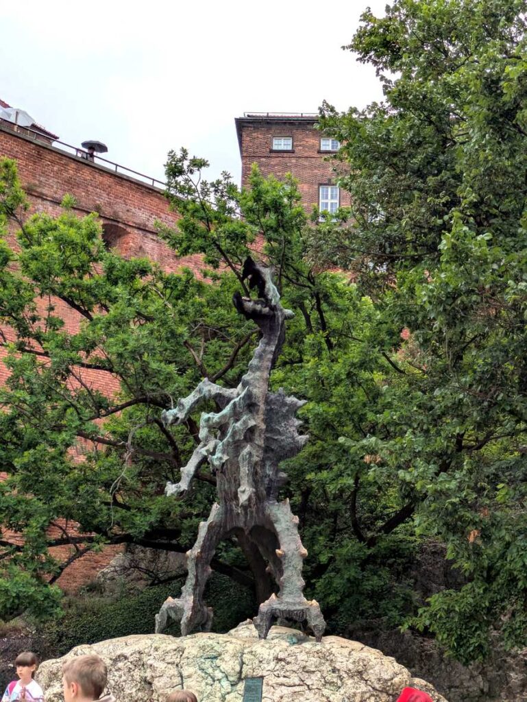 Dragón de Wawel, Cracovia